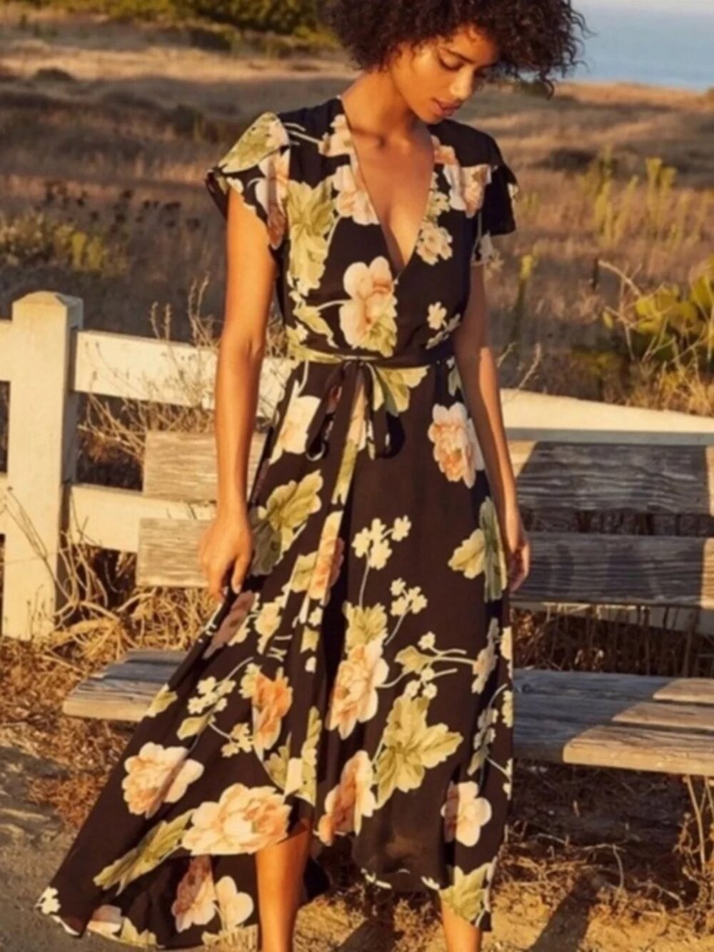 Autumn Dress Night Peony XS